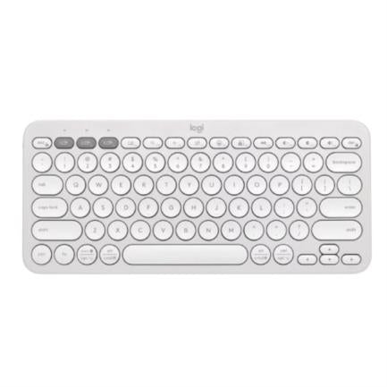 Logitech Pebble Keys 2 K380S Bluetooth Multi-Device Wireless Keyboard White