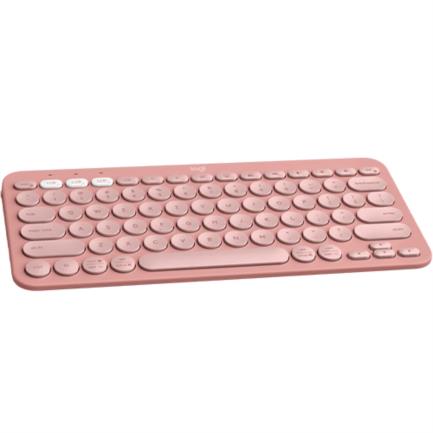 Logitech Pebble Keys 2 K380S Multi-Device Wireless Bluetooth Keyboard Rose