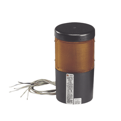 Módulo de Luz de Estado Incandescente, Voltaje de 24 Vdc, Color Ámbar con patrones de destello Flash o Estacionario / Tipo 1 / Uso Interior