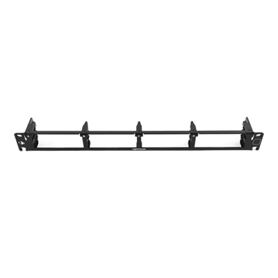 Fiber, Panel, Lightverse Combo, Rack Mount, 1U, Fixed Access, Empty, 4 Openings, Black, Shielded Flat Without Wire Manager
