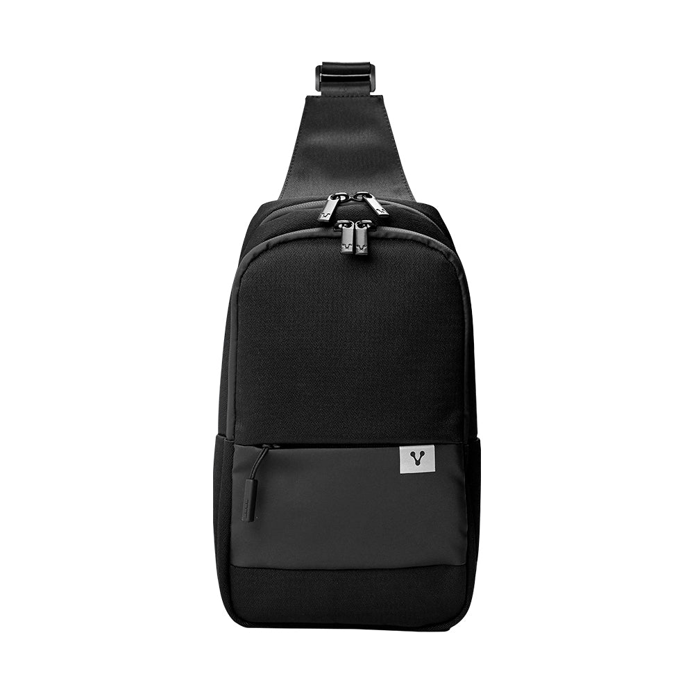 VORAGO CB-300 BLACK POLYESTER CROSSBODY SLING BAG