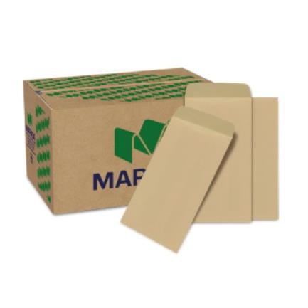 COIN-625 About Mapasa 60Kg Center Seam Gummed Flap 8.8x16.4cm Pack of 1000