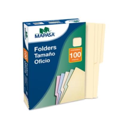 Mapasa Multicolor Cream Folder Pack 100F