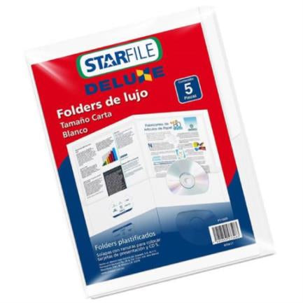 Mapasa Deluxe Letter Folder 24x30 White 5 Units