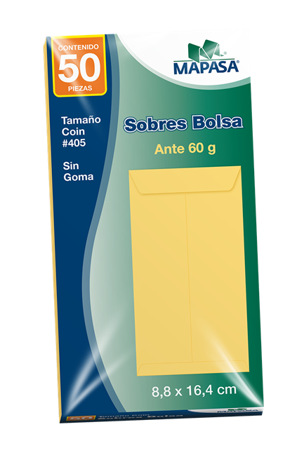 COIN Against Mpasa 42KG Center Seal Gummed Flap 8.8x16.4cm 20 Packs of 50 Envelopes each