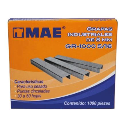 Heavy-Duty Staple MAE 5/16 30 to 50 Sheets Box/1000 Pcs