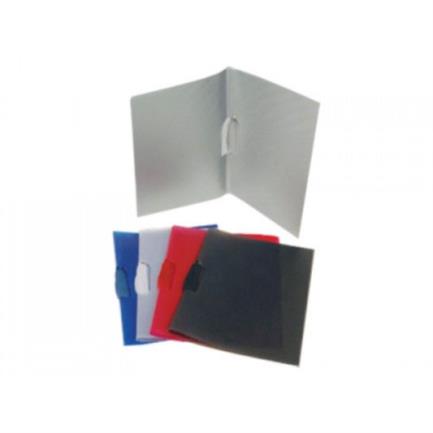 Assorted Color Plastic Folder with Clip, 5 Pieces/Pack