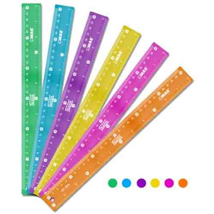 MAE 30 CM FLEXIBLE METAL RULE VARIOUS COLORS