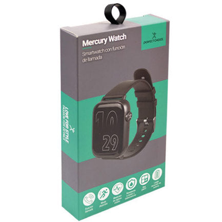 Perfect Choice Smart Mercury Watch with Call Function 1.83" Screen Resolution 240x286 Black Color