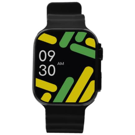 Smart Watch Perfect Choice Citrine with 1.96" AMOLED Display Sport Mode/Heart Rate Monitor/Calls Black