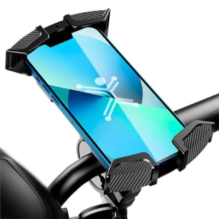Perfect Choice Motorcycle or Bicycle Smartphone Mount with Security Lock 360 Rotation
