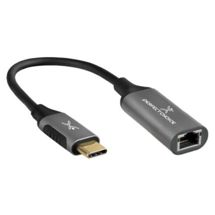Perfect Choice USB Type-C to RJ45 Ethernet Adapter
