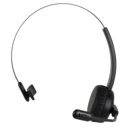 Perfect Choice Wireless Bluetooth Mono Headset with Noise Cancellation, Black