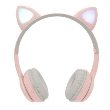 Perfect Choice Catto Wireless Headband with Light for Kids Pink