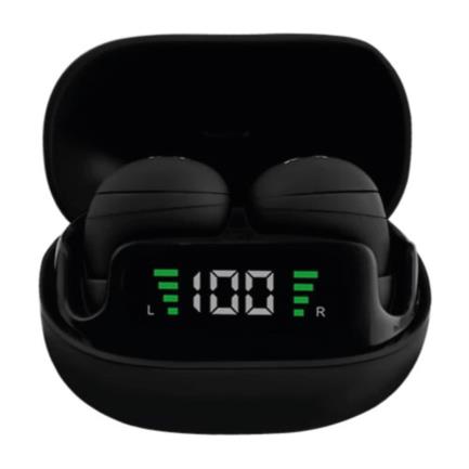 Perfect Choice TWS Mini Tiny Beats Wireless Earbuds with Charging Indicator, Black