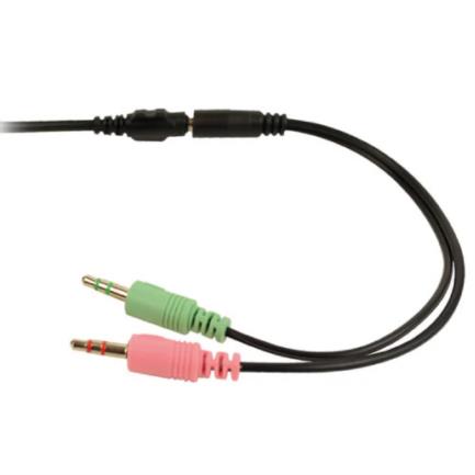 Perfect Choice Stream Pro Wired Headband 1.8m Cable Omnidirectional Microphone 3.5mm Black