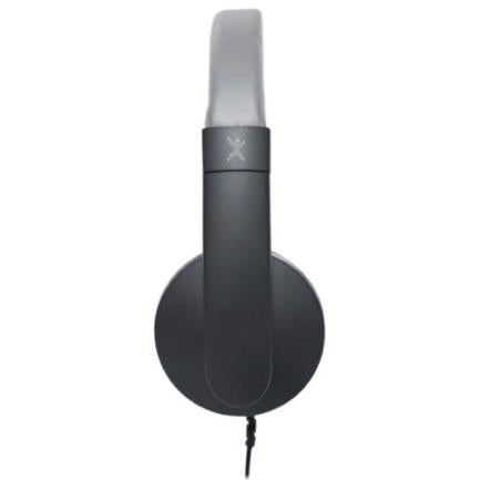 Perfect Choice Professional USB Headphones with Microphone 1.8m Cable Black with Grey