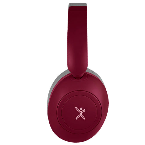SOUNDIA ON-EAR WIRELESS BT HEADPHONES - BURGUNDY
