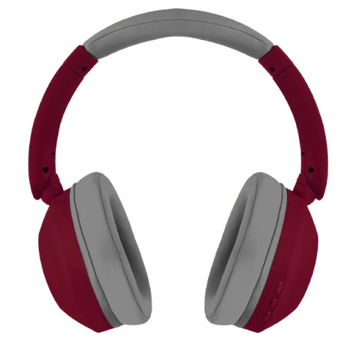SOUNDIA ON-EAR WIRELESS BT HEADPHONES - BURGUNDY