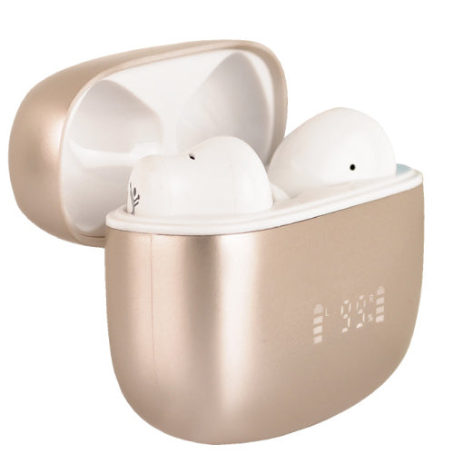 PERFECT CHOICE TWS ANC+ENC INTUNE HEADPHONES - BEIGE/WHITE