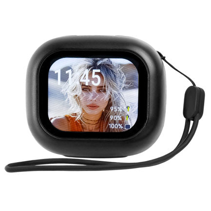Perfect Choice TWS Wireless Earbuds with AI, Touch Screen, Black.