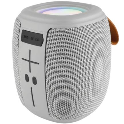 Perfect Choice Novel Drum Wireless Bluetooth TWS RGB Speaker Gray