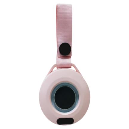 Perfect Choice Handy Portable Wireless Speaker Rechargeable Battery RGB Light Pink