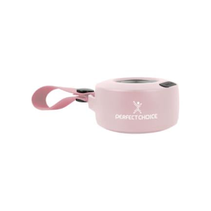 Perfect Choice Handy Portable Wireless Speaker Rechargeable Battery RGB Light Pink