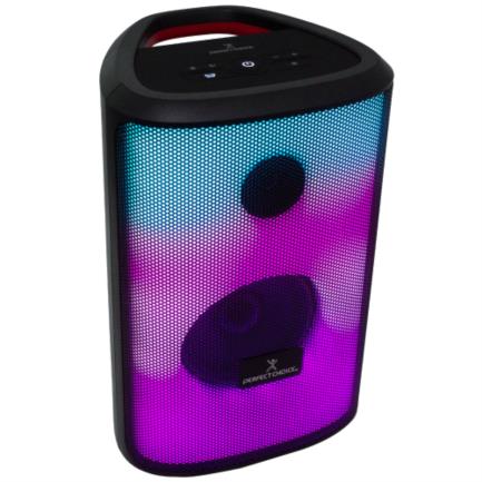 Perfect Choice Rampage Professional Portable RGB Speaker 30W Black