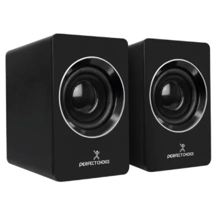 Computer Speaker Mosso Perfect Choice Stereo 2.0 USB Connector Black