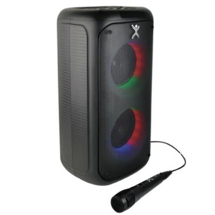 PERFECT CHOICE DUAL 6.5" 30W SPEAKER WITH MICROPHONE MINIGLOW