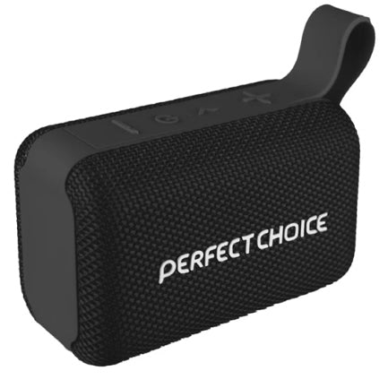 PERFECT CHOICE SUGARY WIRELESS PORTABLE SPEAKER - BLACK