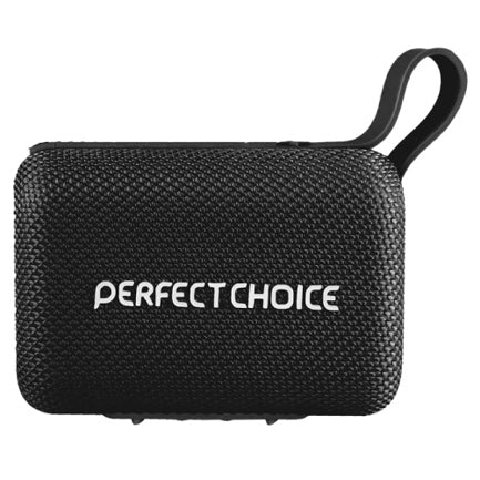 PERFECT CHOICE SUGARY WIRELESS PORTABLE SPEAKER - BLACK