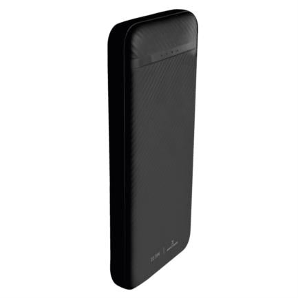 PERFECT CHOICE 22.5W Fast Charging Power Bank with Type-C Bolt Cable Black