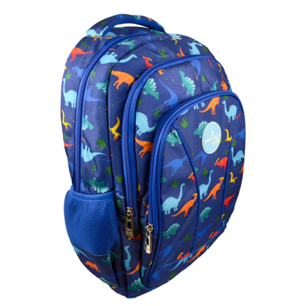 Perfect Choice Brooklyn Dinosaur Backpack and Catto Headphones Blue Kit
