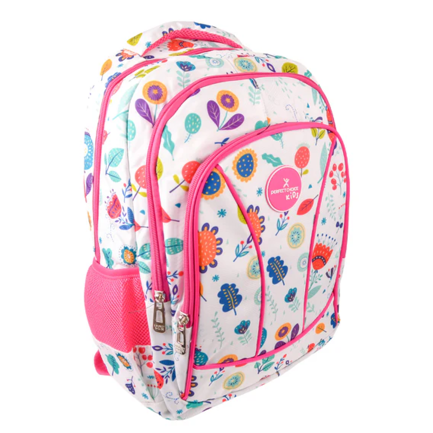 Perfect Choice Brooklyn Flowers Backpack and Catto Pink Headphones Kit