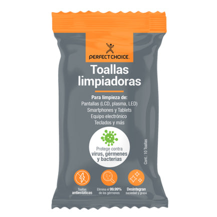 Perfect Choice 19x17 cm Cleaning Wipes for Cell Phones and Tablets