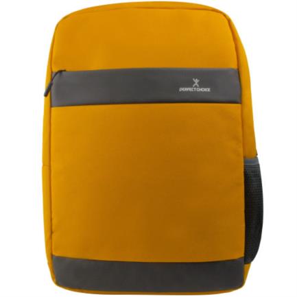 Perfect Choice Bold Laptop Backpack 15.6" Yellow