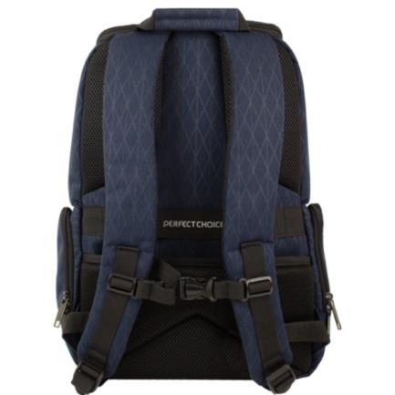 Perfect Choice Vilux Executive Backpack for 15"-17" Laptops, Blue