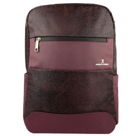 Perfect Choice Phenix 15.6"-17" Laptop Backpack, Burgundy