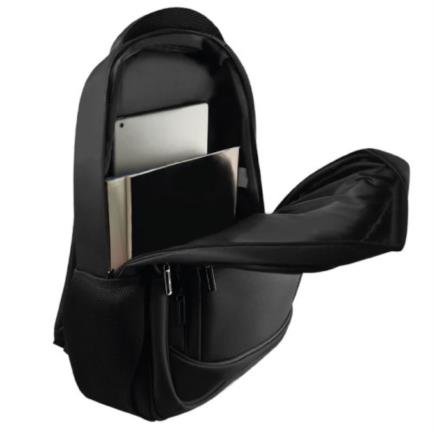 Perfect Choice Essentials 15.6" to 17" Laptop Backpack with 4 Compartments, Black