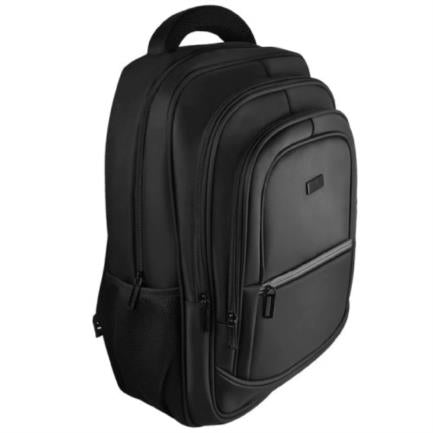 Perfect Choice Essentials 15.6" to 17" Laptop Backpack with 4 Compartments, Black