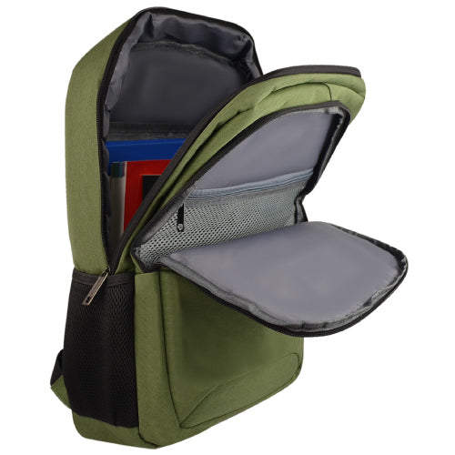 PERFECT CHOICE TROVA 15.6" LAPTOP BACKPACK GREEN