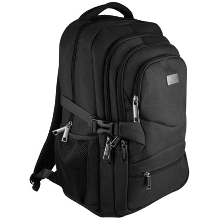 Perfect Choice Laptop Backpack 15.6" to 17" Modern Urban Duty Black