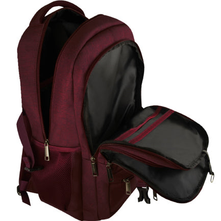 Perfect Choice Backpack for 15.6" to 17" Laptops, Modern Urban Duty Red