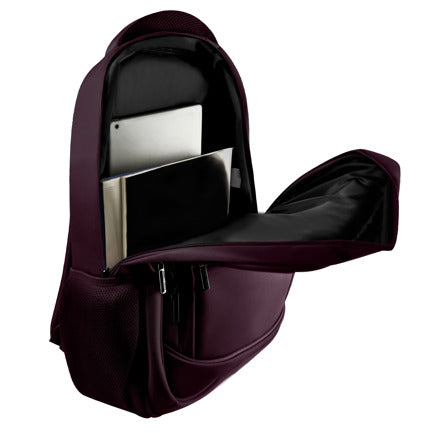 Perfect Choice Essentials Laptop Backpack for 15.6 to 17 inch Laptops with 4 Compartments, Purple