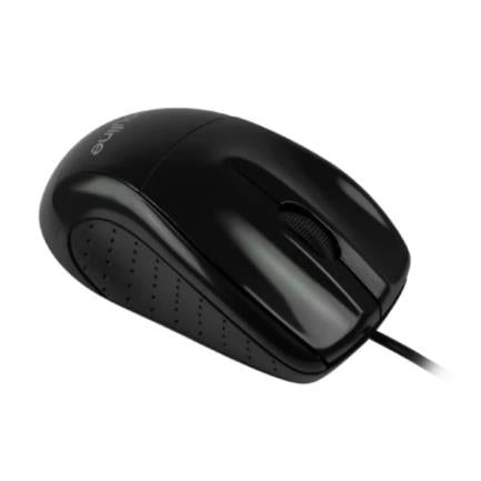 Mouse Easy Line Óptico Alámbrico USB 1200dpi Color Negro