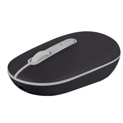 MOUSE RECARGABLE PERFECT CHOICE  2.4GHZ+BT CLIC SILENCIOSO COLORI - NEGRO