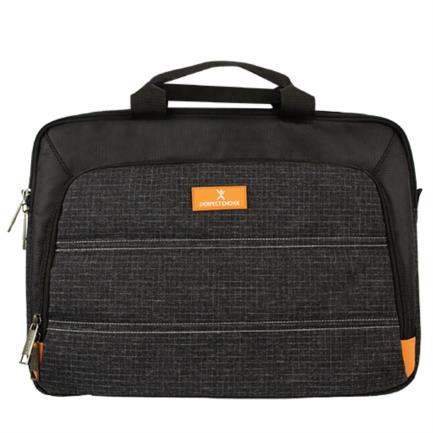 Perfect Choice Glitch Portfolio for 15.6" Laptop, Black
