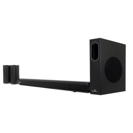 Perfect Choice Home Cinema 5.1-Channel 160W Soundbar + Subwoofer Black Speakers